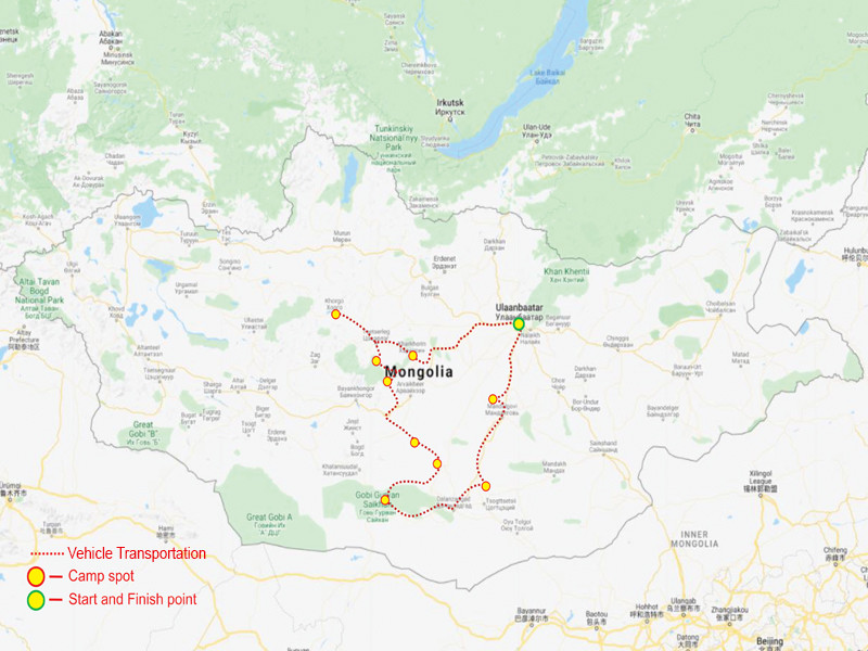 Searching Inner Wisdom - Monasteries in Karakorum and Gobi for 14 days
