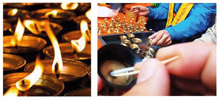 Light Offering to the Buddhas